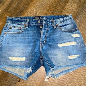 Abercrombie and Fitch distressed shorts 27